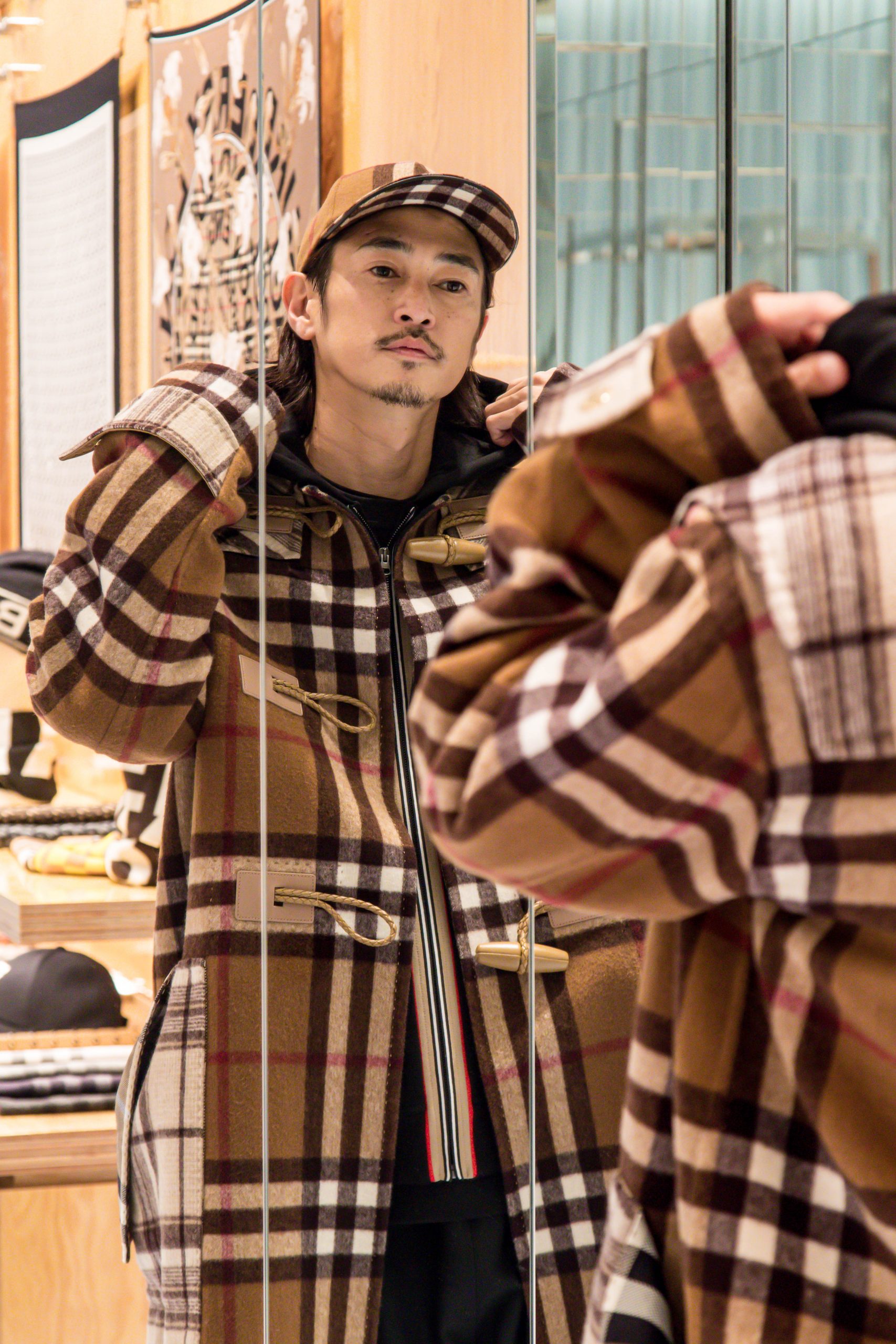 Burberry ヴィンテージチェック ダッフルコート-