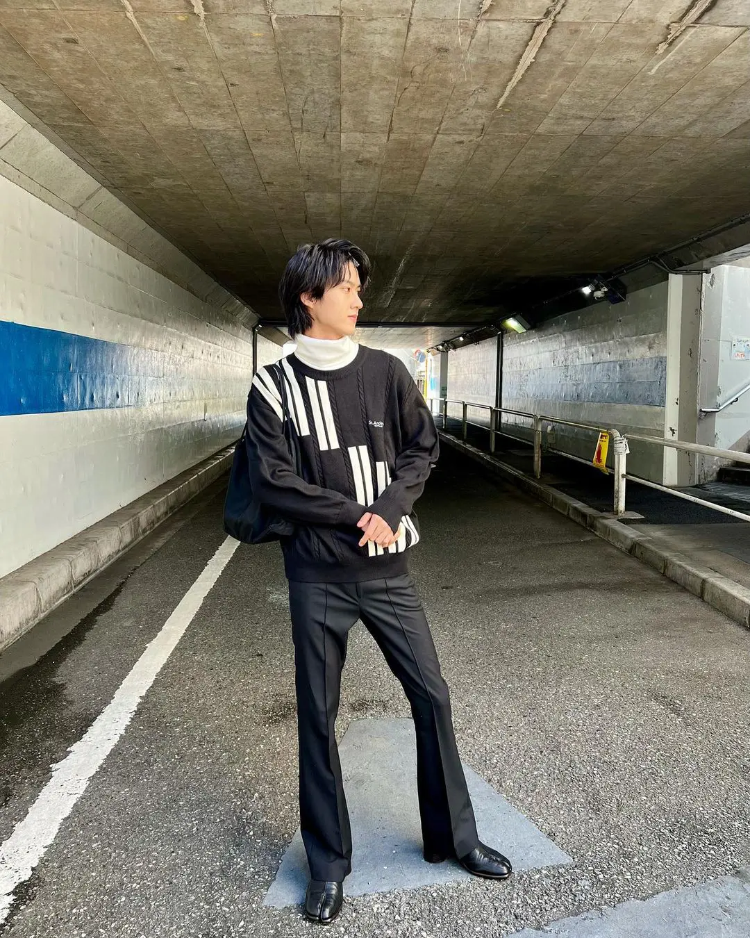 憧れの 松田翔太着用 メゾンマルジェラ ミニマル ウール ジャケット 46 
