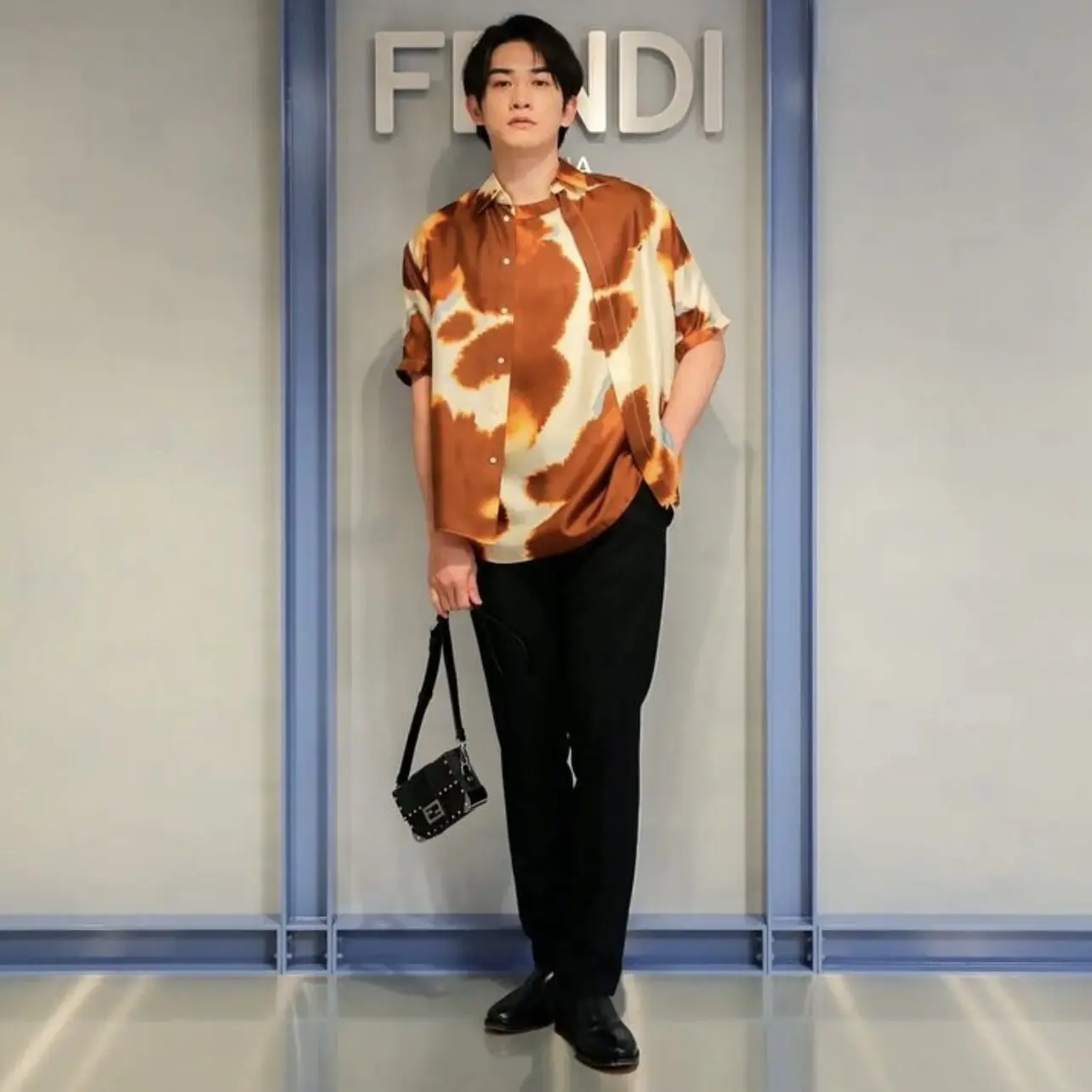 FENDI CROPPED SILK フェンディ クロップドシルクシャツ - www.top4all.pl